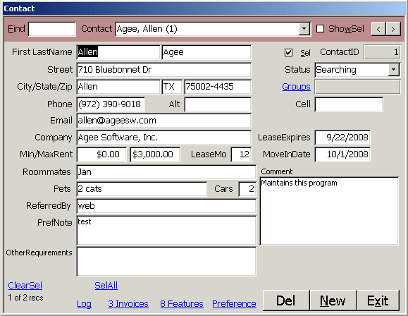 Apartment Locator application