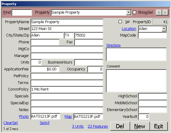 Apartment Locator application